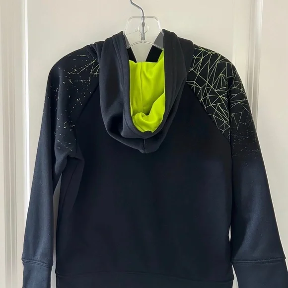 Star Wars The Force Awakens Boys Black/White/ Yellow Neon Hoodie Size 5 - Picture 5 of 7